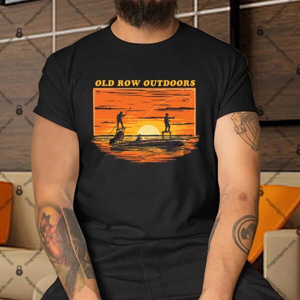 Old Row Outdoors Sunset Skiff Shirt