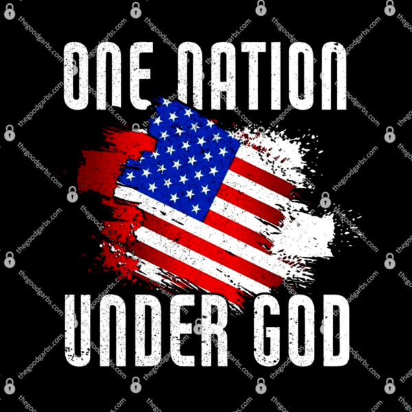 One Nation Under God American Faith Usa Funny 4th Of July Gift T-Shirt