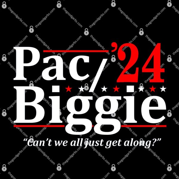 Pac and Biggie 2024 Election T-Shirt