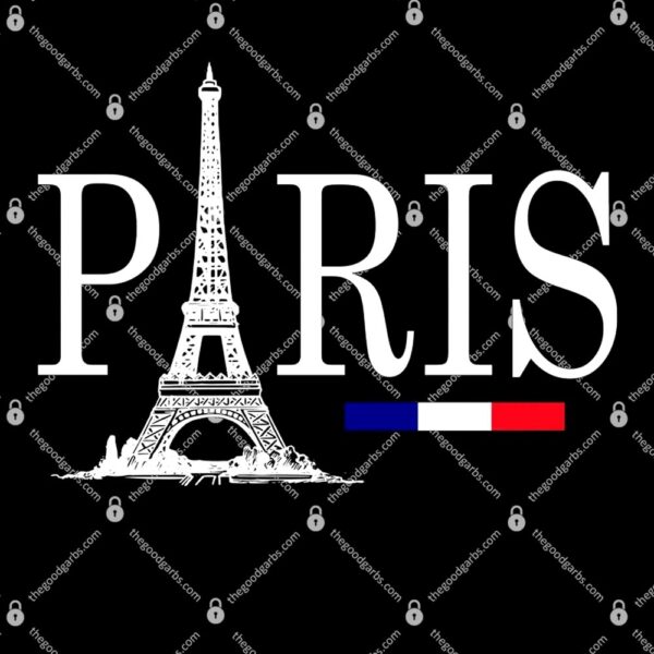 Paris Eiffel Tower Logo T-Shirt