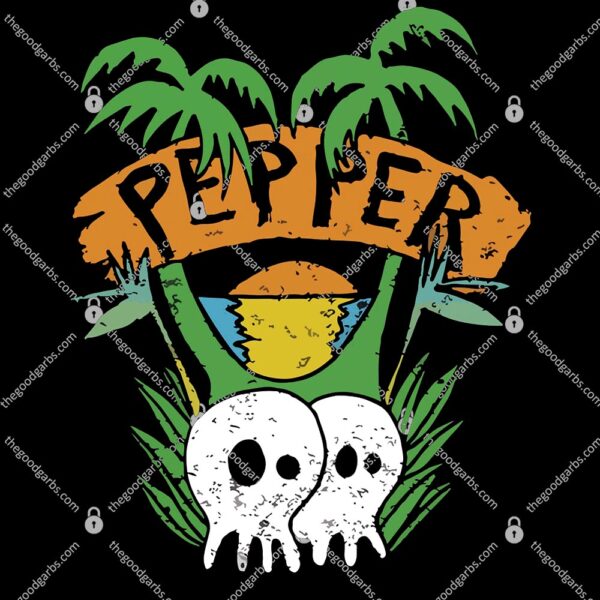 Pepper Merch Skullconut Trees T-Shirt