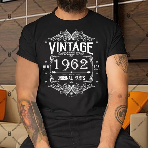 Personalize Vintage Birthday Custom Year Original Parts Shirt