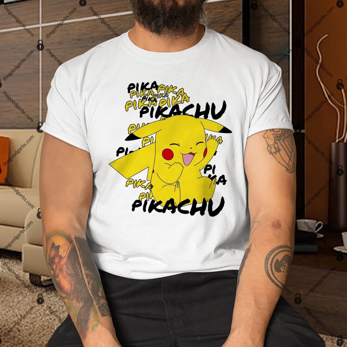 Pokemon Pikachu Laughing Shirt