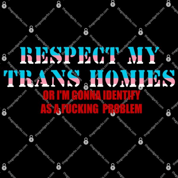 Respect My Trans Homies Or I'm Gonna Identify As Fucking Problem T-Shirt