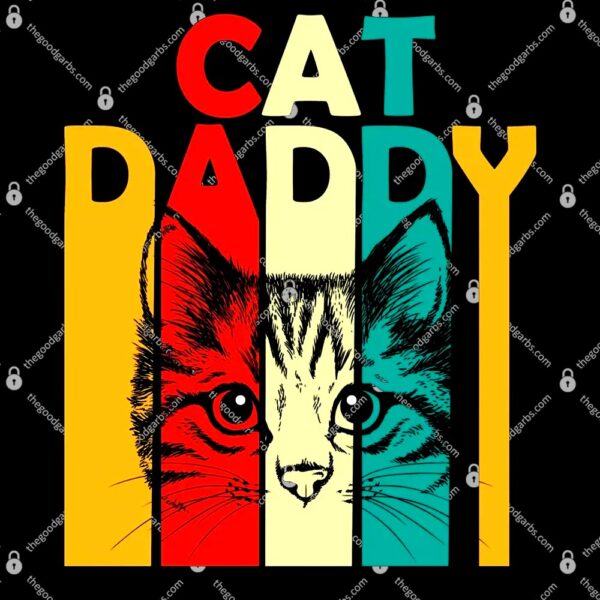 Retro Cat Daddy T-Shirt