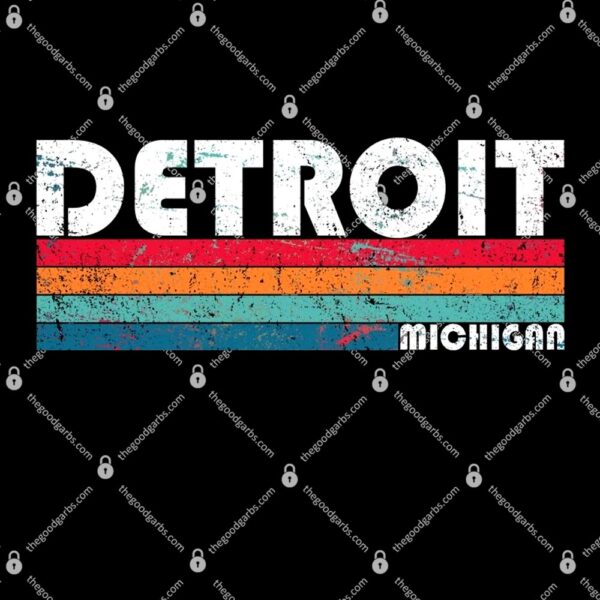 Retro Detroit Michigan T-Shirt