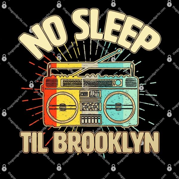 Retro No Sleep Til Brooklyn T-Shirt