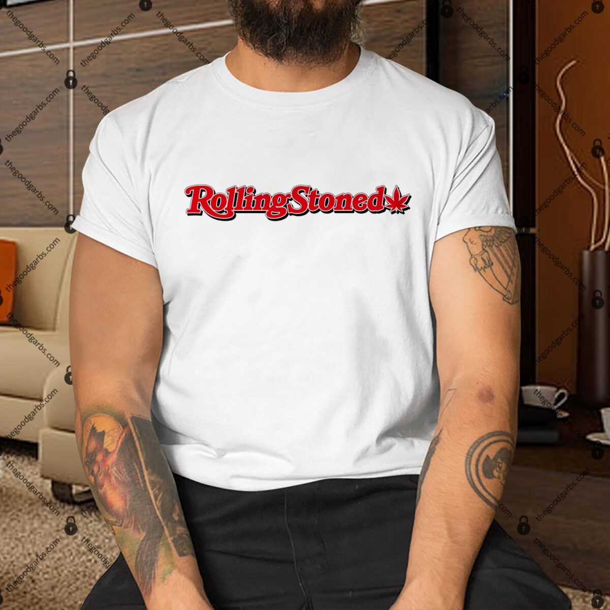 Rolling Stoned Smoking Weed Shirt