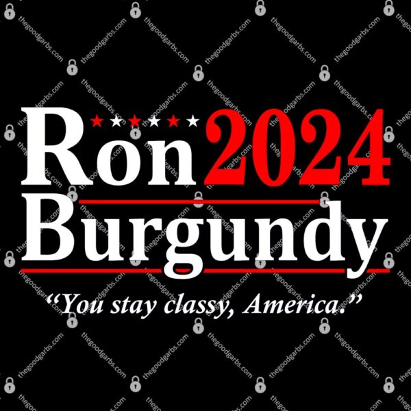 Ron Burgundy 2024 Election T-Shirt