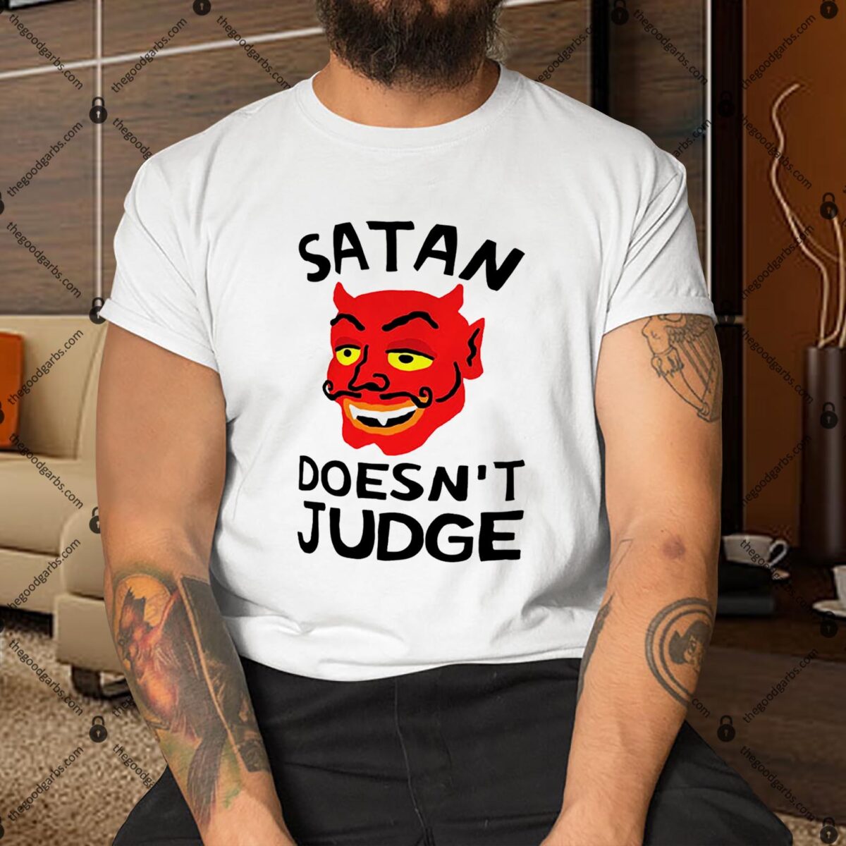 Satan Doesn’t Judge Shirt