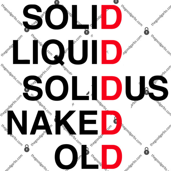 Solid Liquid Solidus Naked Old Shirt 1