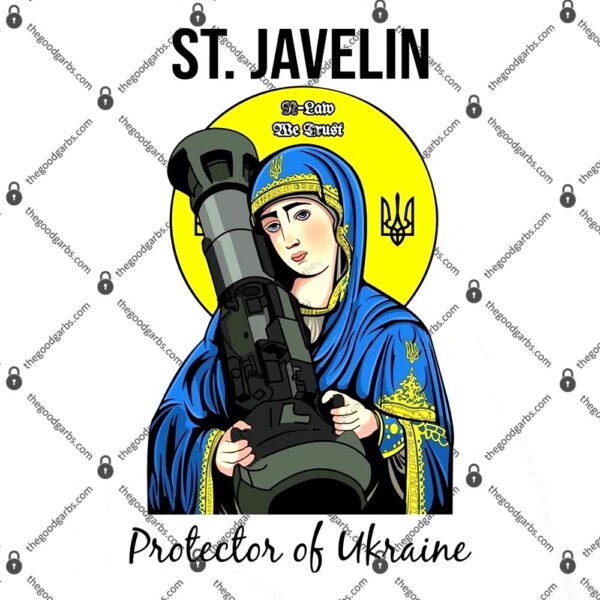 St. Javelin Protector Of Ukraine Support Stand With Ukraine T-Shirt