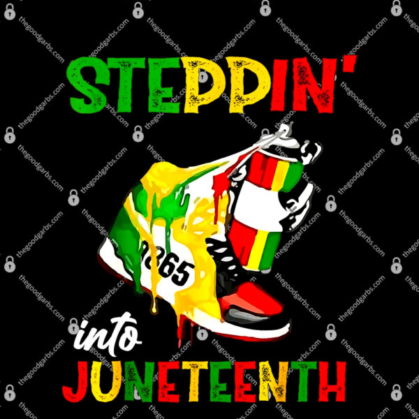 Stepping Into Juneteenth 1865 Pride Black African American T-Shirt