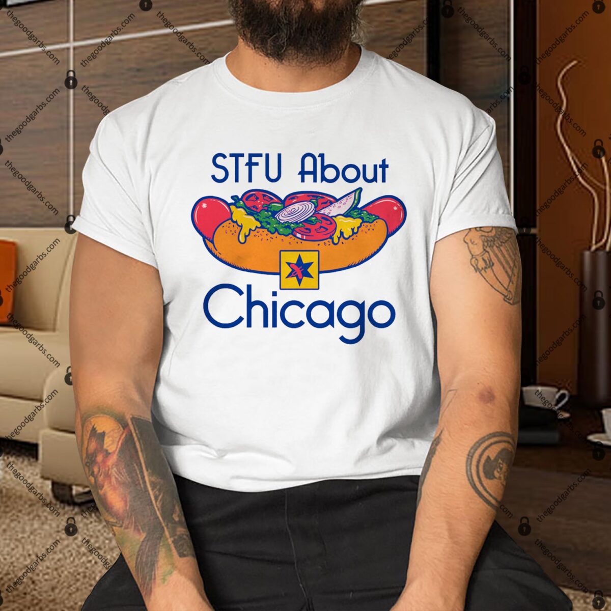 Stfu About Chicago Hot Dogs Shirt