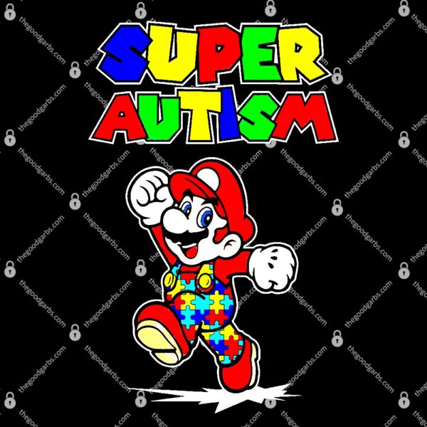 Super Mario Super Autism T-Shirt