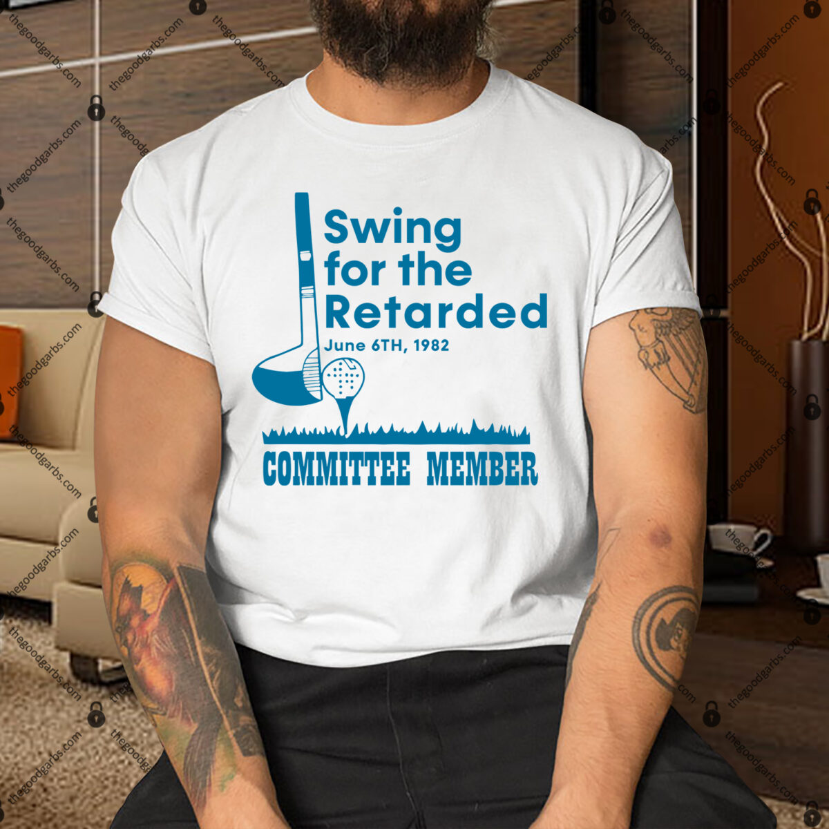 Swing For The Retarded Committee Member Shirt