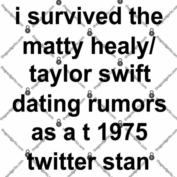 Taylor Swift & The 1975′s Matt Healy Heat Up Dating Rumors T-Shirt