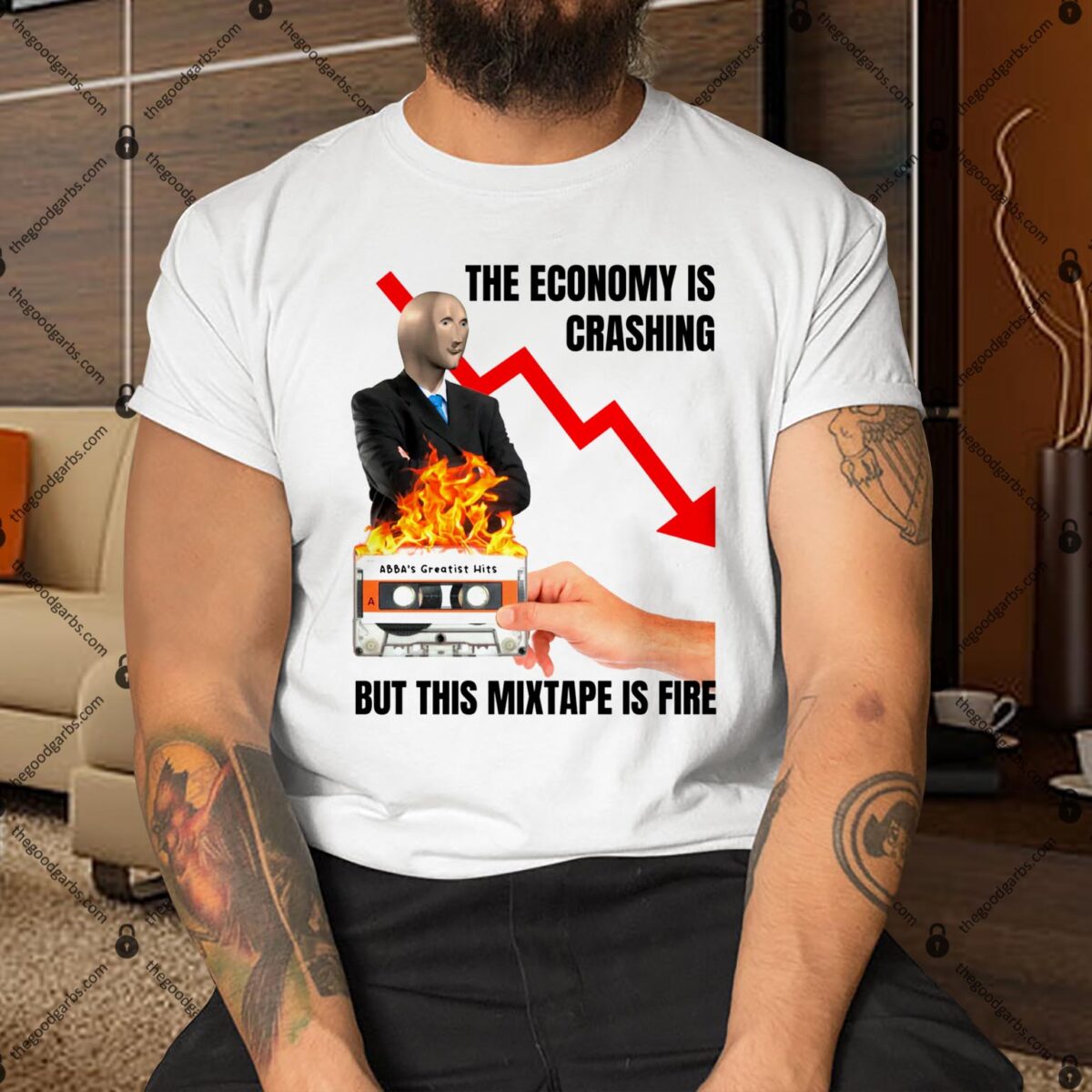 The Economy is Crashing But This Mixtape is Fire Shirt