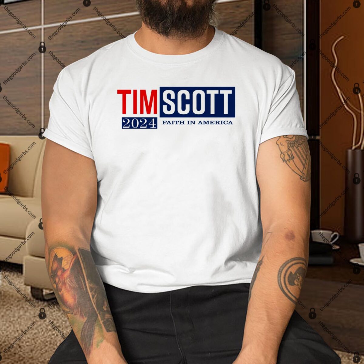 Tim Scott For President 2024 Campaign Shirt