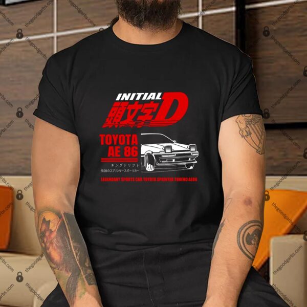 Toyota Ae86 Initial D Shirt