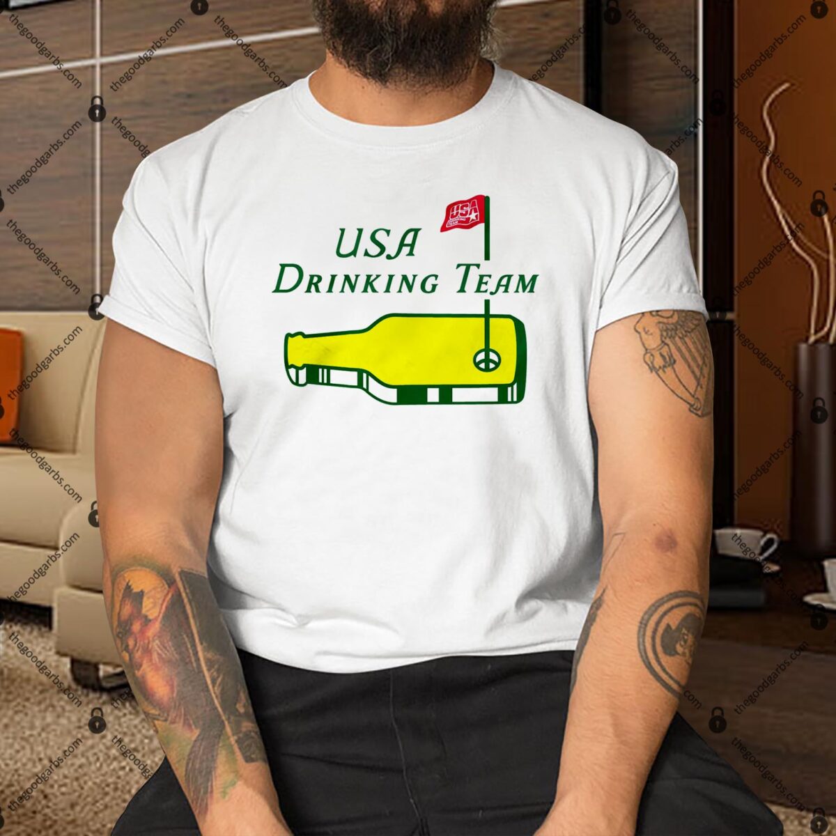 USA Drinking Team Masters Parody Shirt