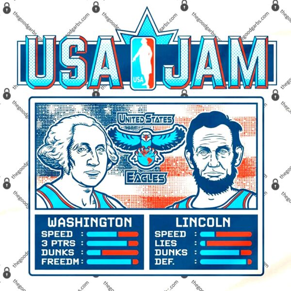 USA Jam Washington vs Lincoln United State Eagles T-Shirt