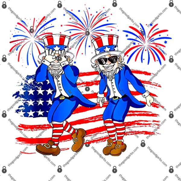 Uncle Sam Griddy Dance Funny 4th Of July Independence Day T-Shirt