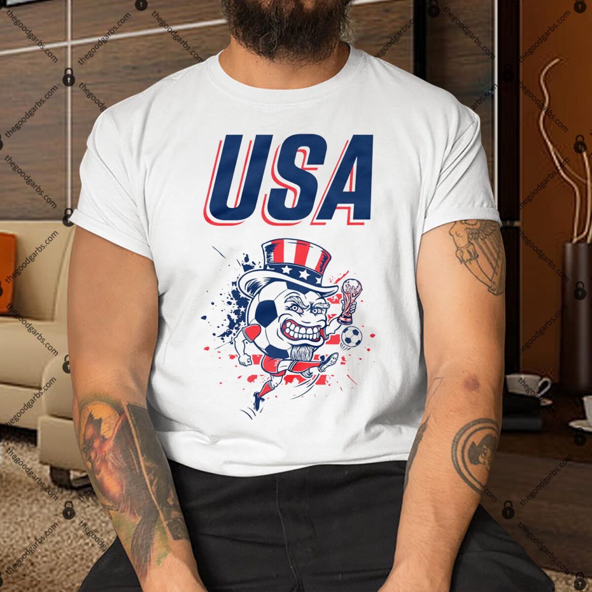 Uncle Sam USA Soccer Shirt