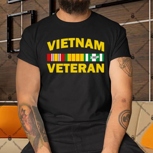 Vietnam Veteran Flag Logo Shirt