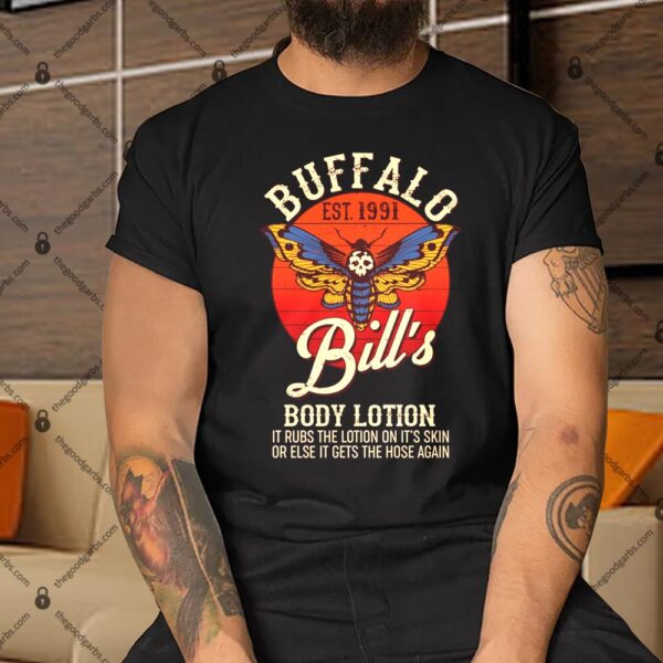 Vintage Buffalo Bill's Body Lotion Est 1991 Silence Of the Lambs Shirt