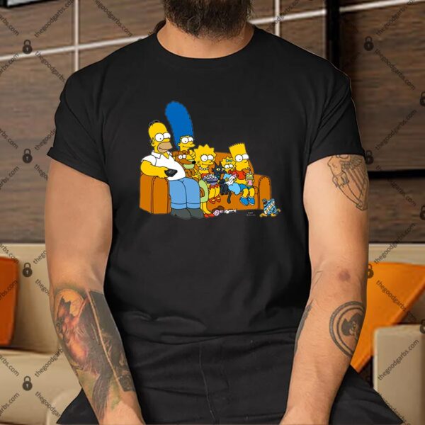 Vintage Family Couch The Simpsons Shirt