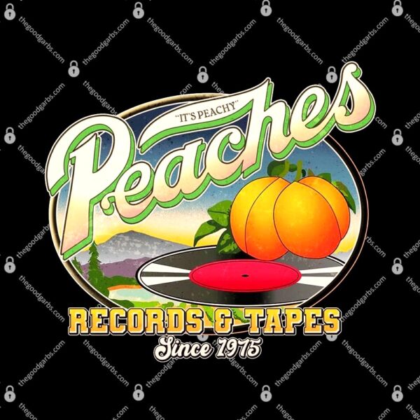 Vintage Peaches Records And Tapes Since 1975 T-Shirt