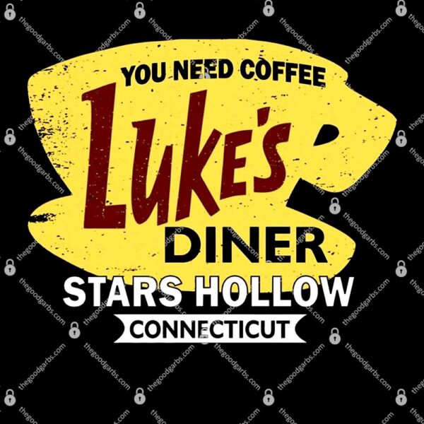Vintge Luke's Diner Stars Hollow Connecticut T-Shirt