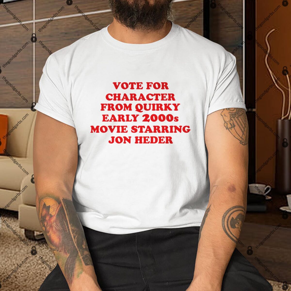 Vote For Character From Quirky Early 2000s Movie Shirt