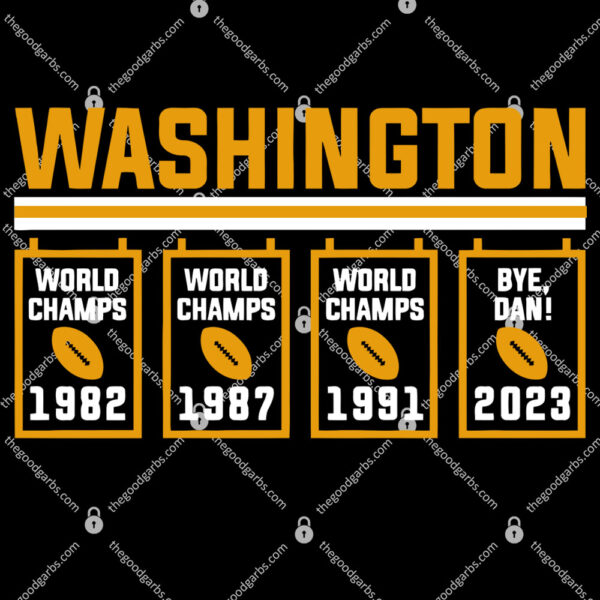 Washington Bye Dan Banners T-Shirt
