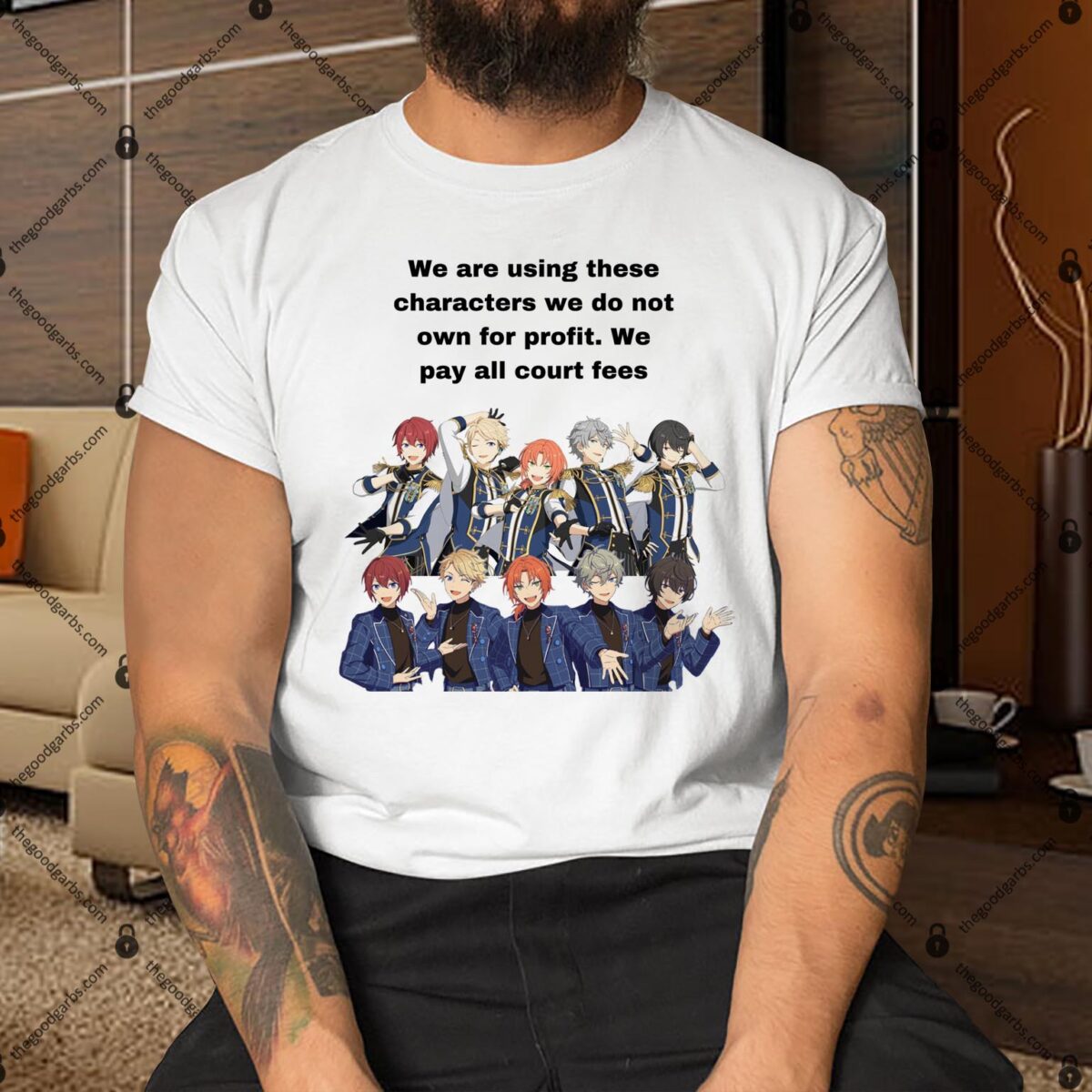 We Are Using These Characters We Do Not Own For Profit Shirt