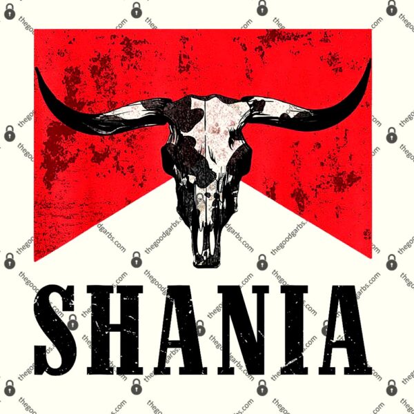 Western Shania First Name Punchy Cowboy Cowgirl Rodeo Style T-Shirt