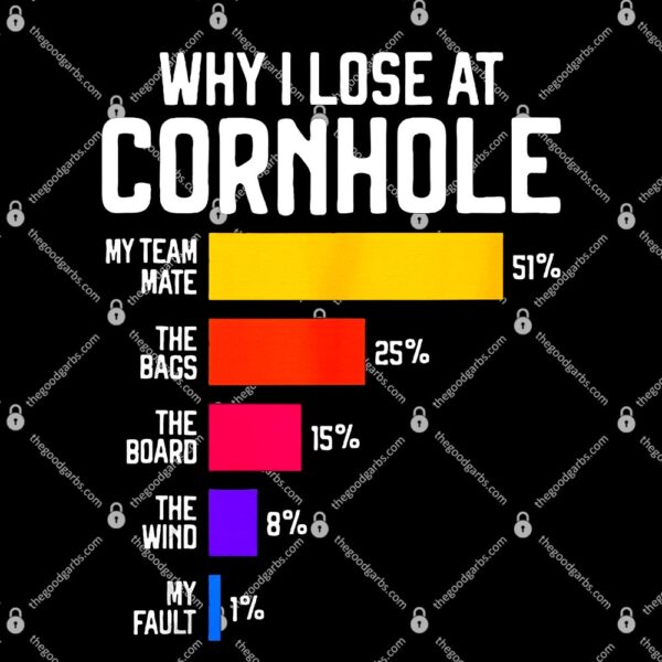 Why I Lose at Cornhole Humor Toss Like a Boss T-Shirt