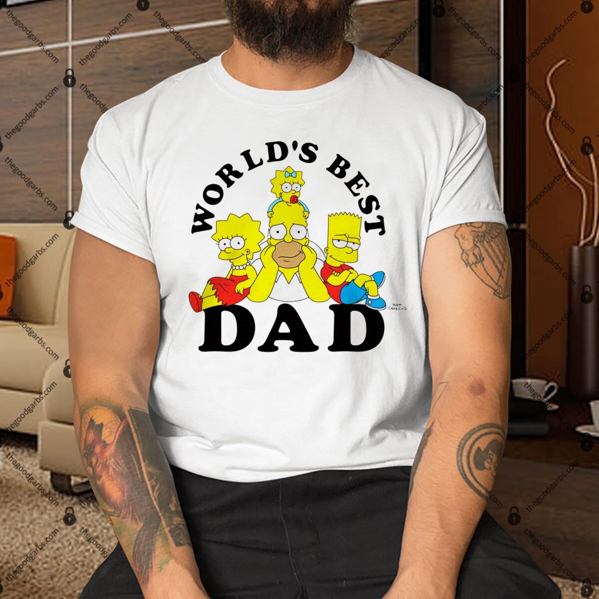 World's Best Dad Simpsons Shirt