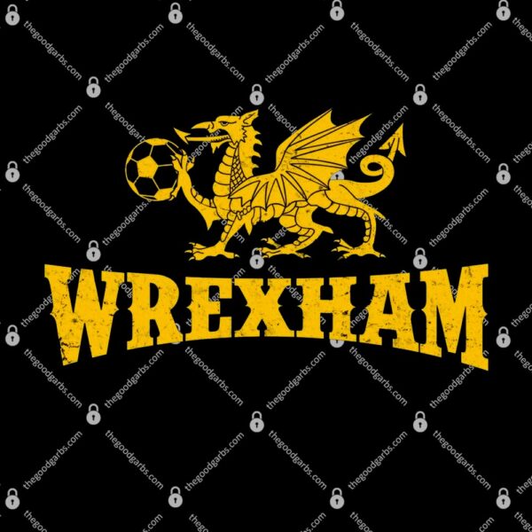 Wrexham Wales Red Dragons Soccer Futbol T-Shirt