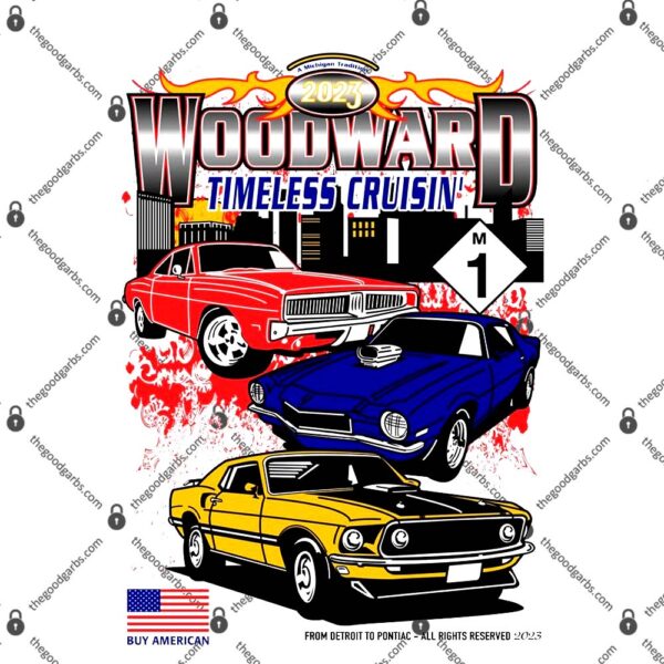 2023 Woodward Cruise Timeless Cruisin T-Shirt