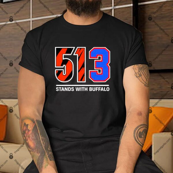 513 Stands With Buffalo Shirt Ted Karras Shirt