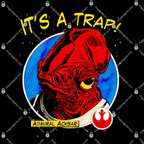Admiral Ackbar It's A Trap Star Wars T-Shirt