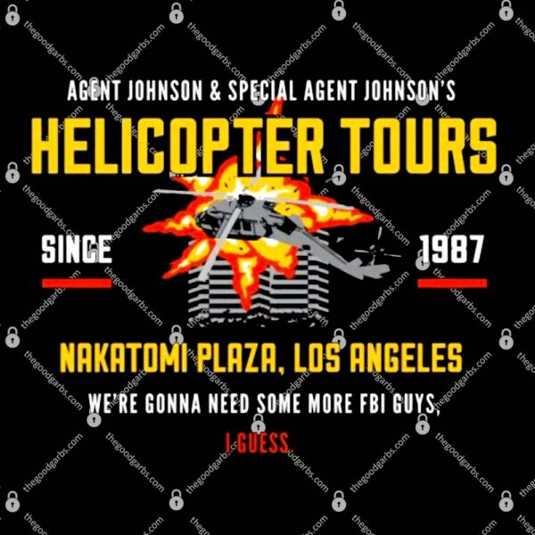 Agent Johnson & Johnson’s Helicopter Tours T-Shirt