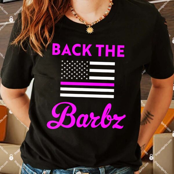 Back The Barbz US Flag Nicki Minaj Fan Shirt