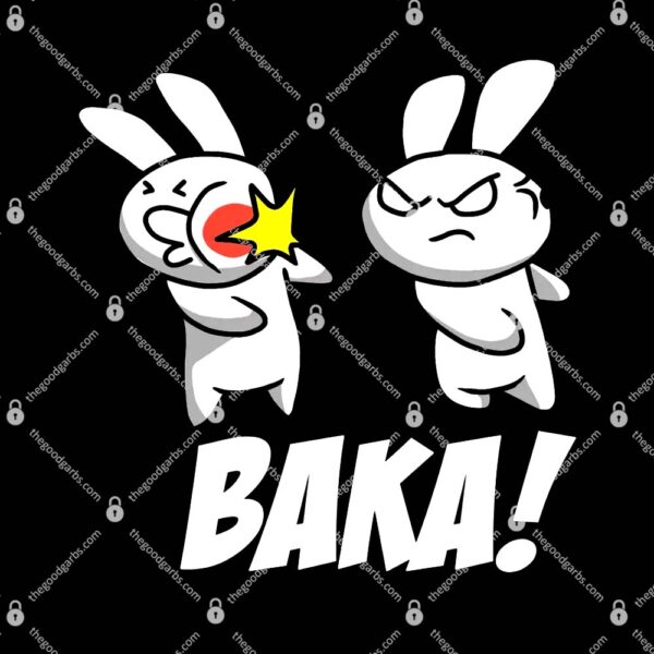 Baka! Rabbit Slap Funny Anime T-Shirt