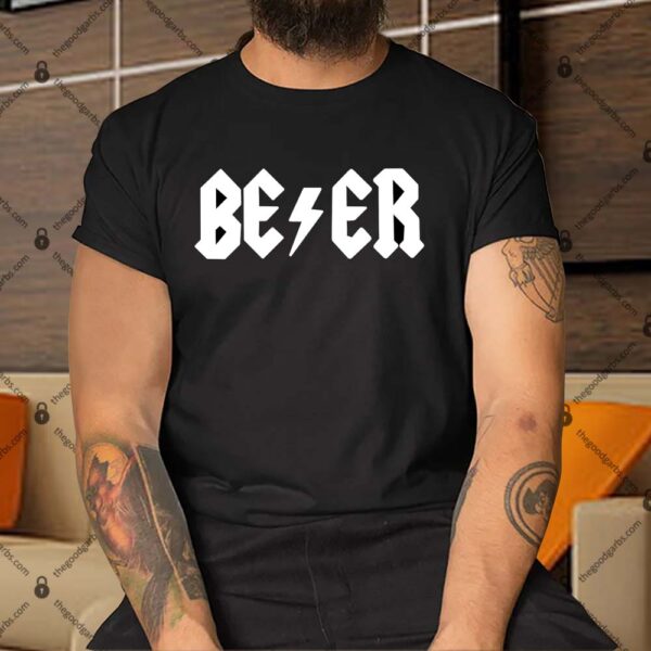 Beer AC-DC Logo Shirt