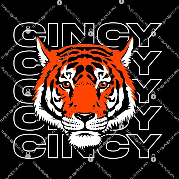 Bengal Tiger Cincy Black T-Shirt