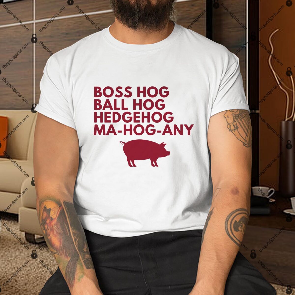 Boss Hog Ball Hog Hedgehog Ma-Hog-Any Shirt