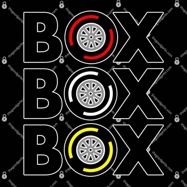 Box Box Box F1 Tire Compound T-Shirt